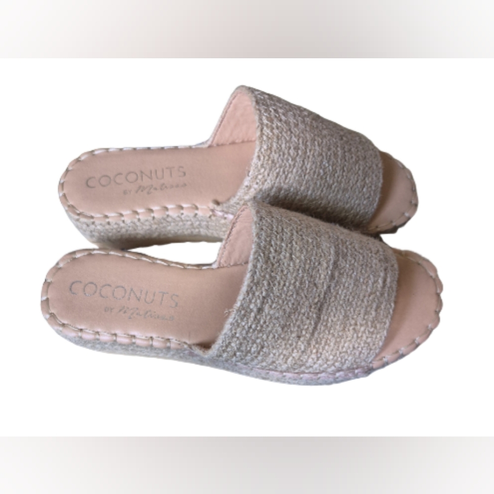 Coconuts by Matisse Women's Cream Espadrille Slide Sandals